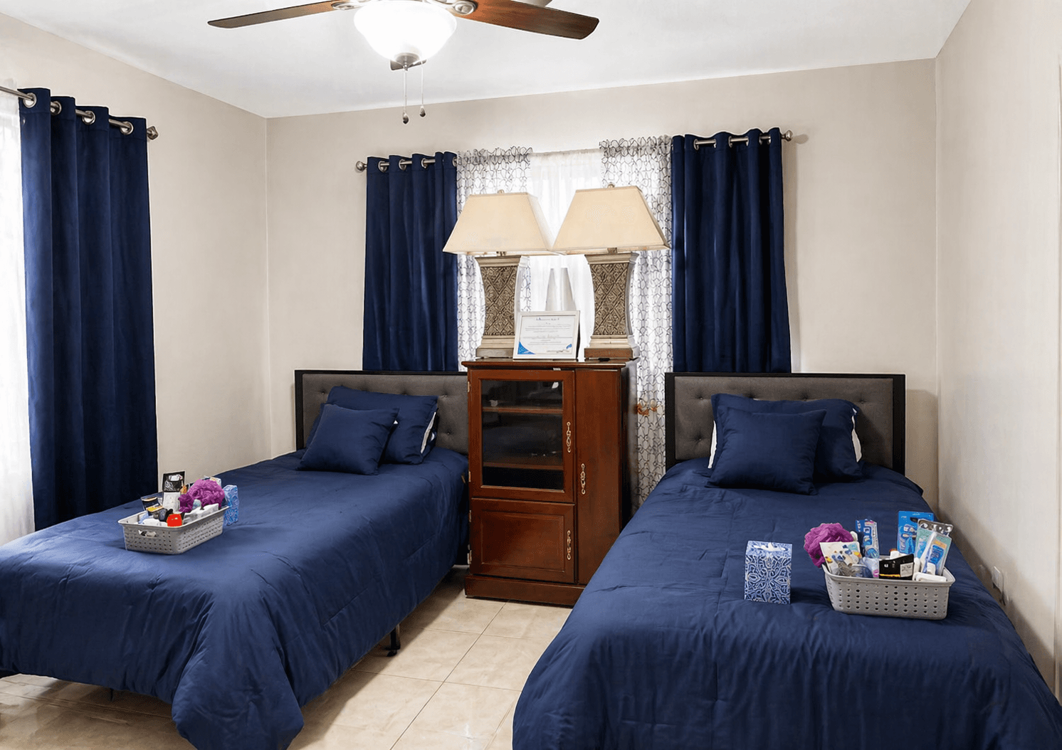 Comfortable and dignified resident room